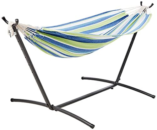 Amazon Basics Double Hammock with 9 ft Steel Stand